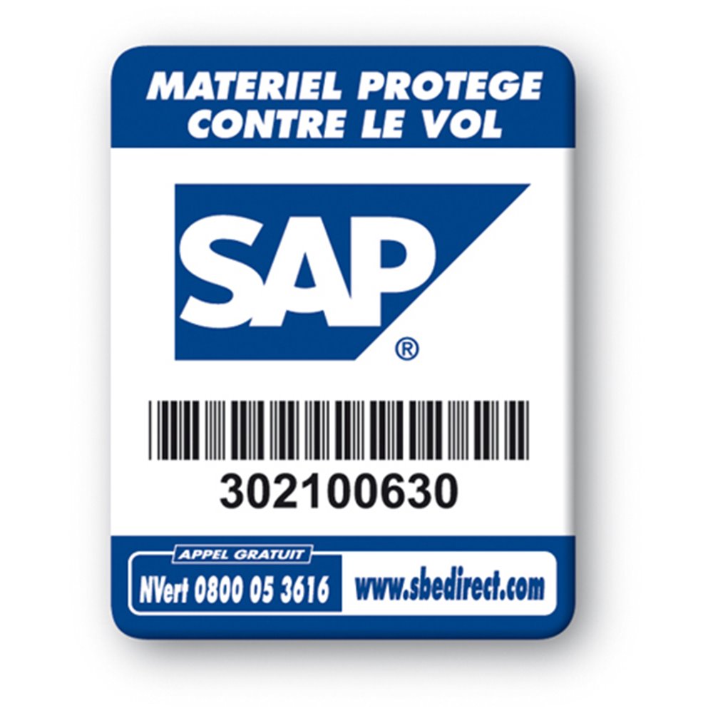 sap laptop security tag barcode en