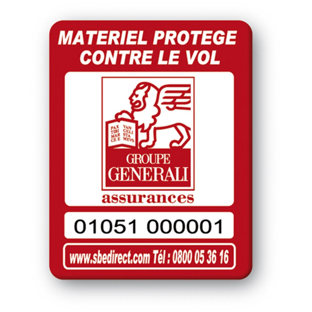 red security tag with logo reference en