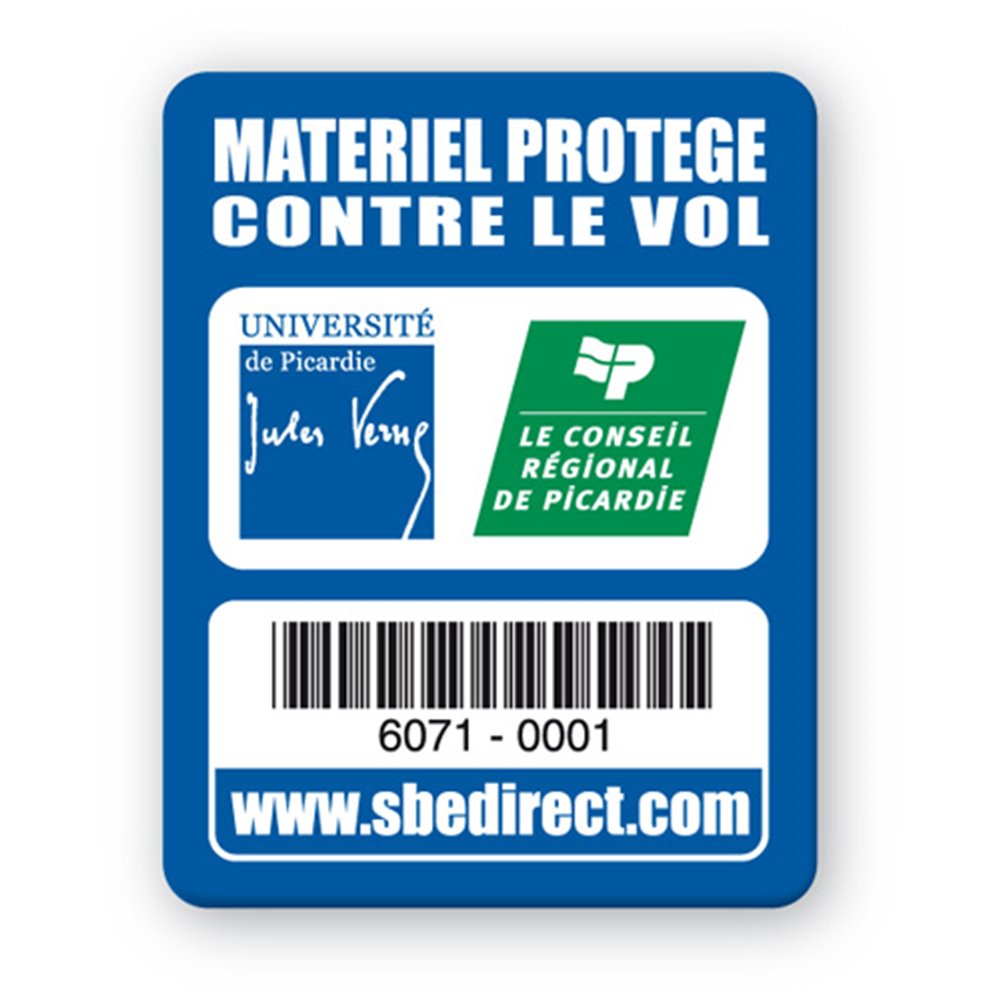blue security tag jules vernes picardie unerviersity logo barcode en