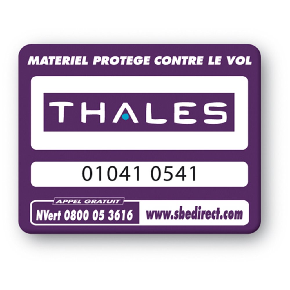 purple security tag thales logo reference en