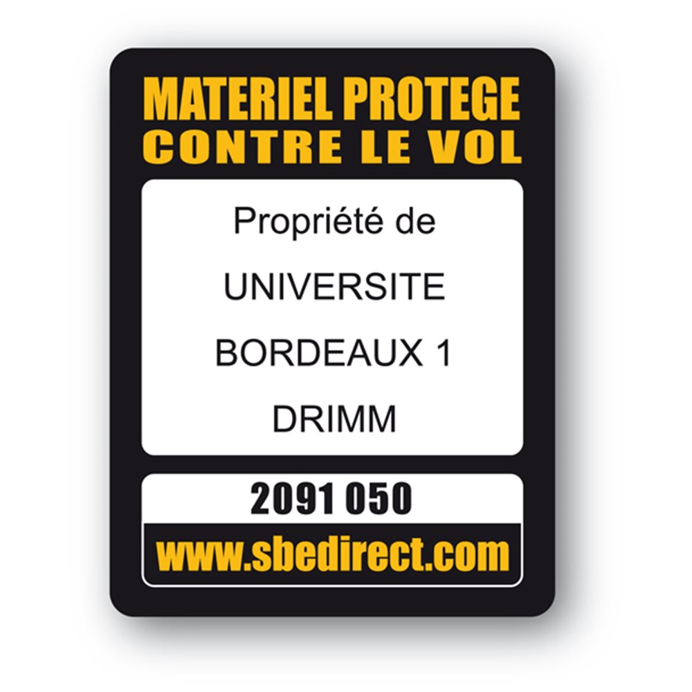 custom laptop security tag bordeaux 1 university en reference
