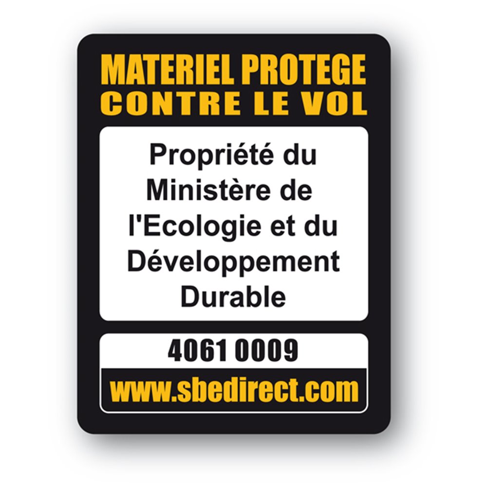 marquage antivol personnalisee ministere ecologie developpement