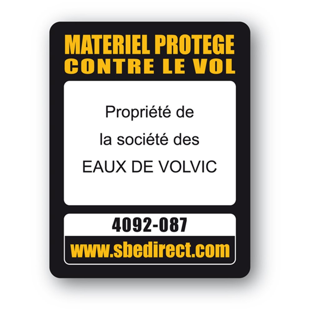sbe laptop security tag black printed eaux de volvic property en