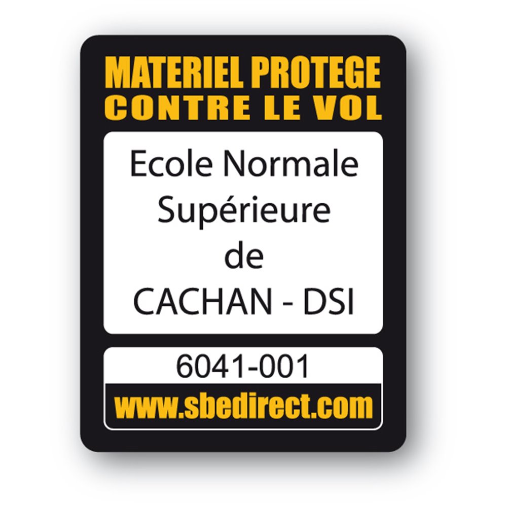 plaque inviolable antivol impression cachan dsi