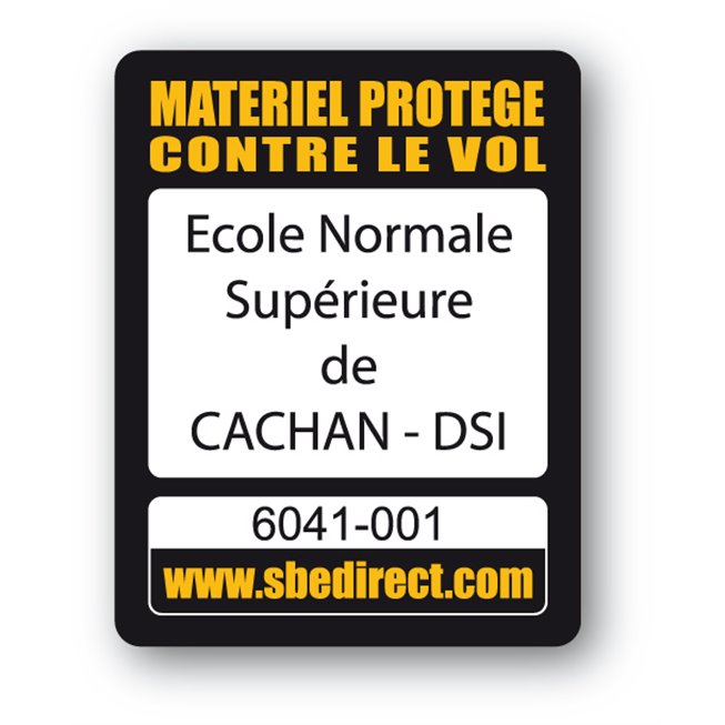 plaque inviolable antivol impression cachan dsi  plaque inviolable antivol impression cachan dsi