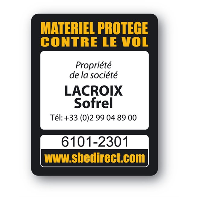 sbe laptop security tag printed lacroix sofrel en sbe laptop security tag printed lacroix sofrel en