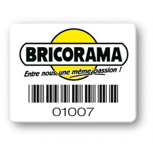 etiquette inviolable personnalisee logo bricorama codebarre etiquette inviolable personnalisee logo bricorama codebarre