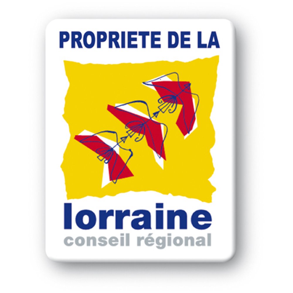 plaque inviolable personnalisee logo lorraine conseil general