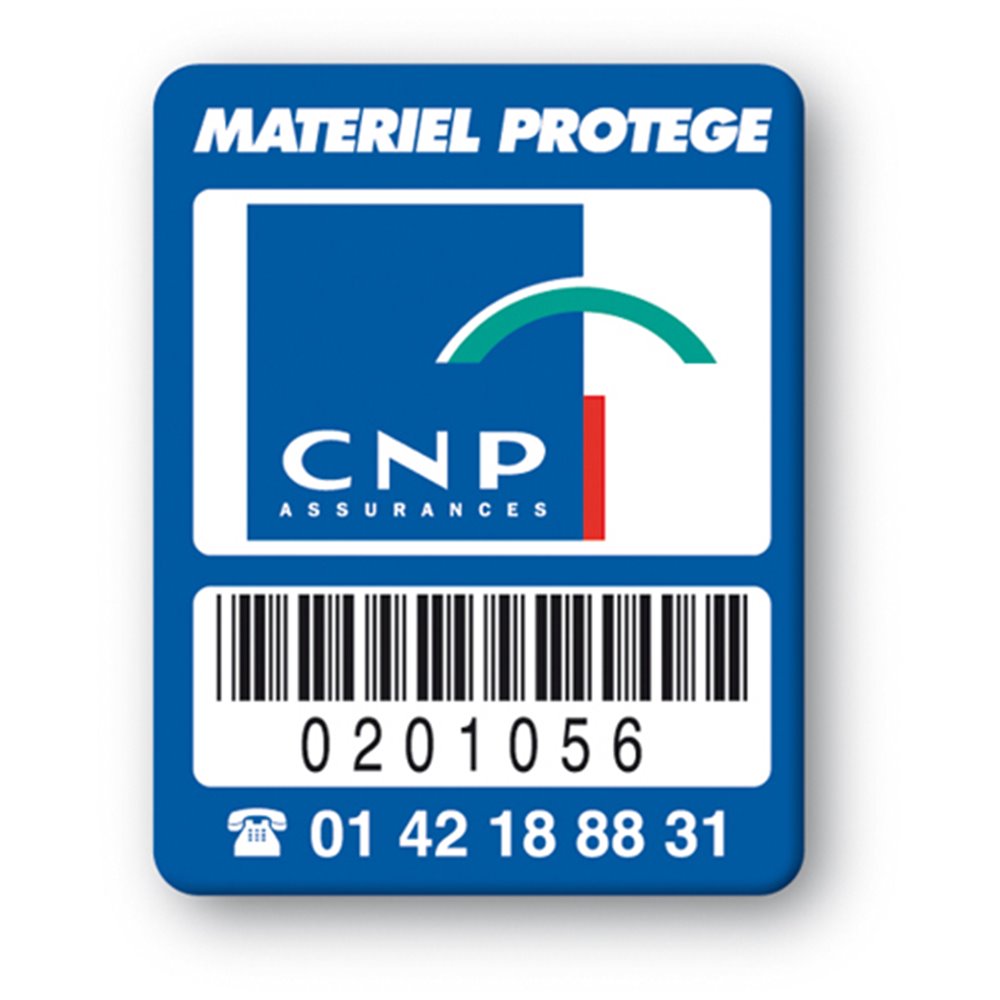 custom strong tamper proof asset tag cnp logo barcode en