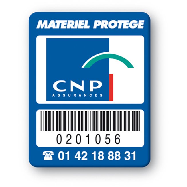 custom strong tamper proof asset tag cnp logo barcode en