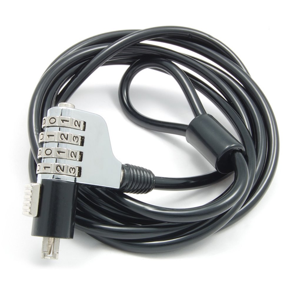 5 mm anti-theft cable combination lock for laptop Câble antivol portable à combinaison 5 mm