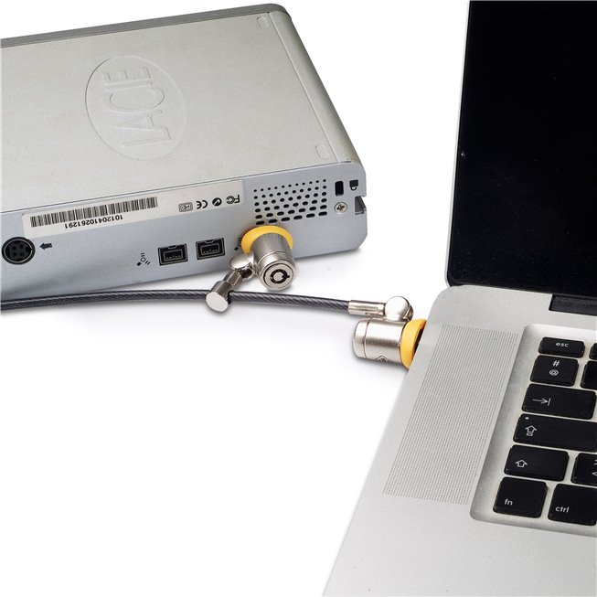 cable antivol pc double tete branche a deux ordinateurs