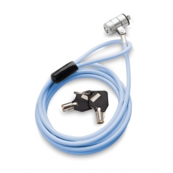 cable antivol pc eco couleur bleue avec cles