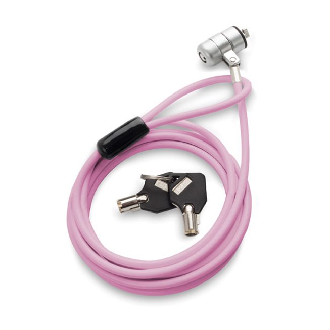 cable antivol pc eco couleur rose avec ses cles cable antivol pc eco couleur rose avec ses cles