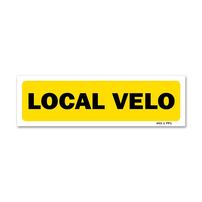 Panneau indication "local vélo"