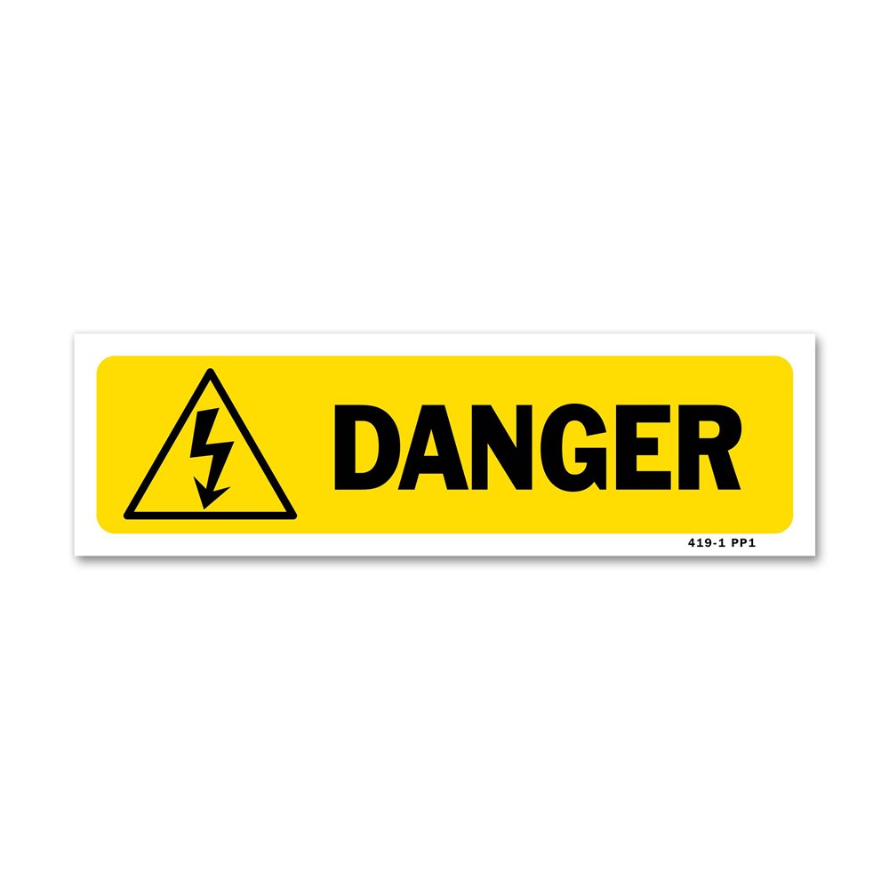 Indication sign "Danger" Panneau indication "danger"