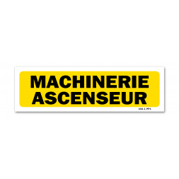 Panneau indication "machinerie ascenseur"