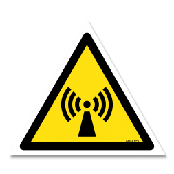 Panneau danger picto radiations non ionisantes