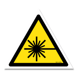 Panneau danger picto rayonnement laser