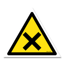 Panneau danger picto matières nocives