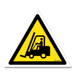 Panneau danger picto véhicules de manutention