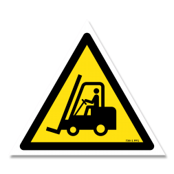 Panneau danger picto véhicules de manutention