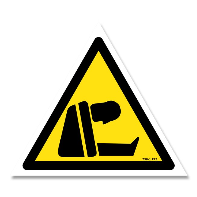Panneau indication picto risque d'asphyxie