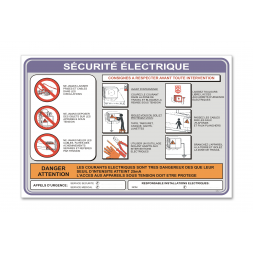 Consigne spécifique "consigne sécurité électrique"