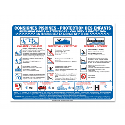 Consigne plein air "consigne sécurité piscine"