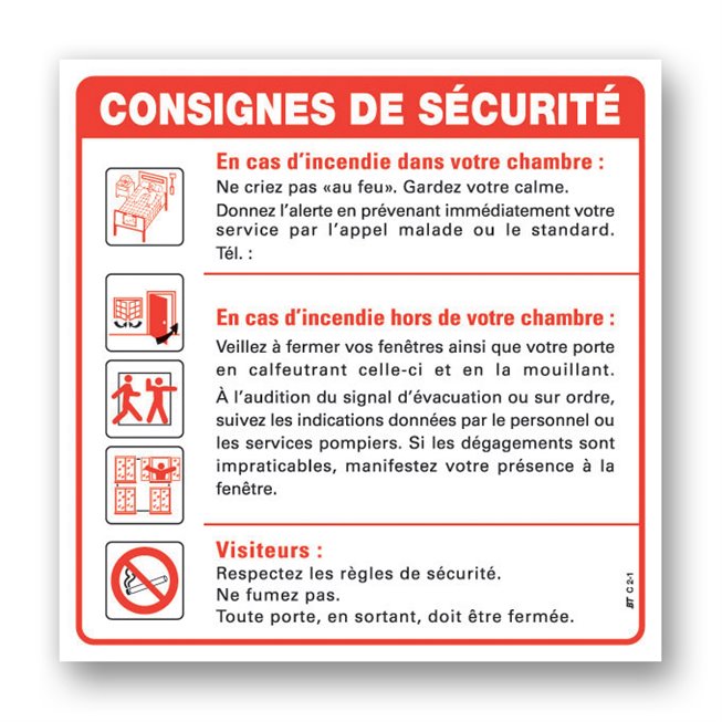 Consigne scolaire "consigne de chambre"