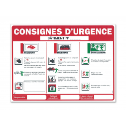 Consigne scolaire "consigne d'urgence"