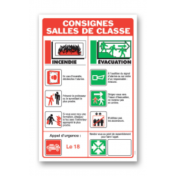 Consigne scolaire "consigne d'urgence et scolaire"