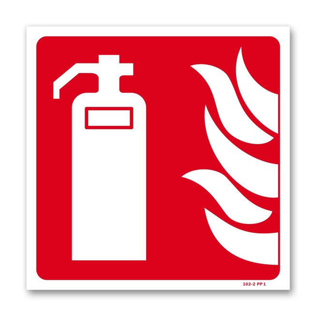 Panneau lutte incendie picto extincteur