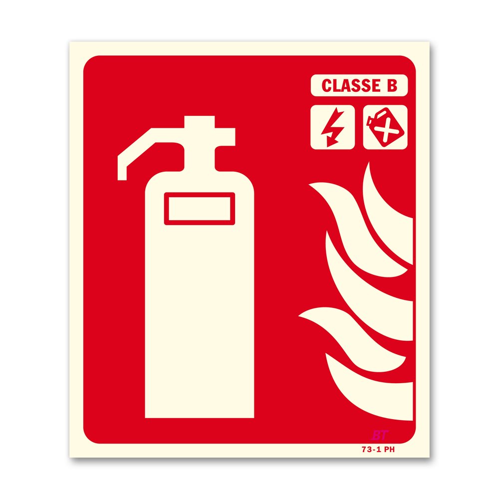Panneau lutte incendie classe feu C photoluminescent Panneau lutte incendie classe feu C photoluminescent