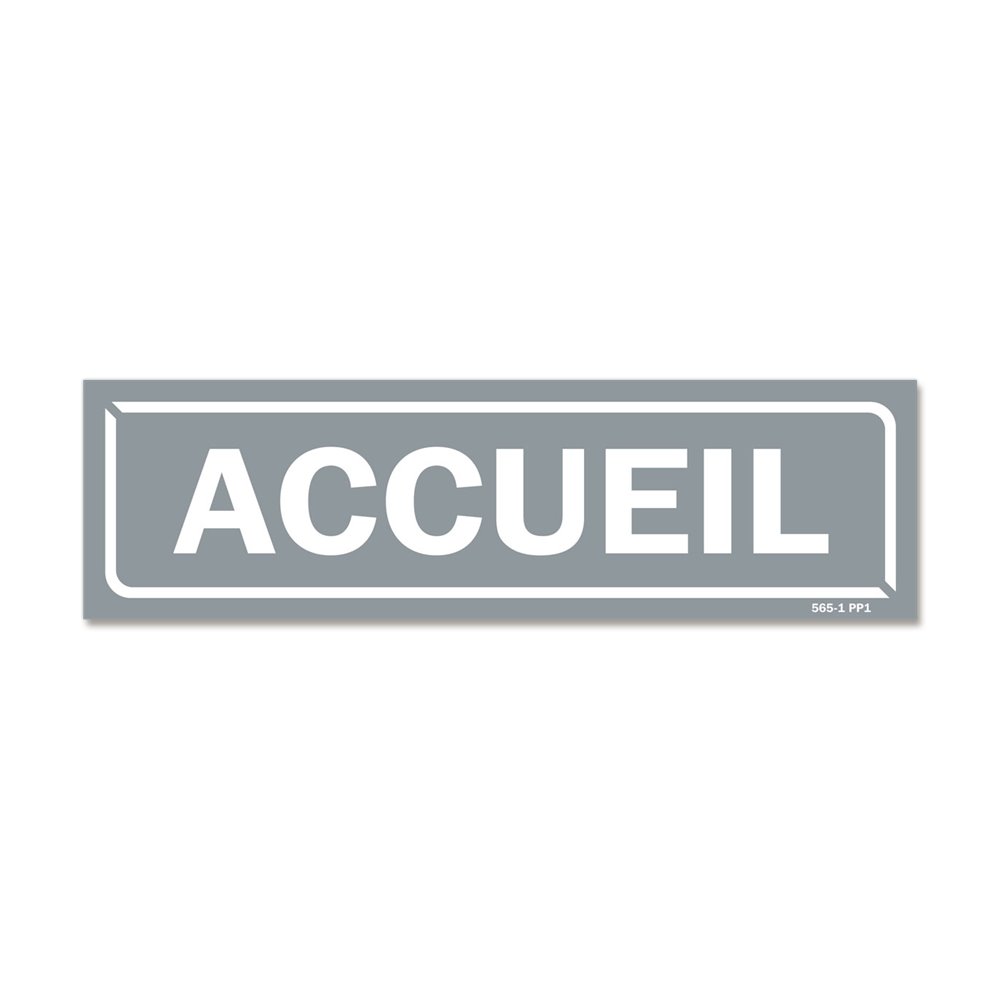 Panneau identification locaux "accueil" Panneau identification locaux "accueil"