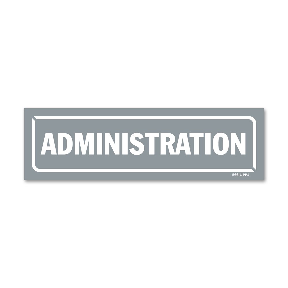 Panneau identification locaux "administration" Panneau identification locaux "administration"