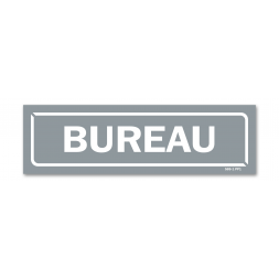 Panneau identification locaux "bureau"