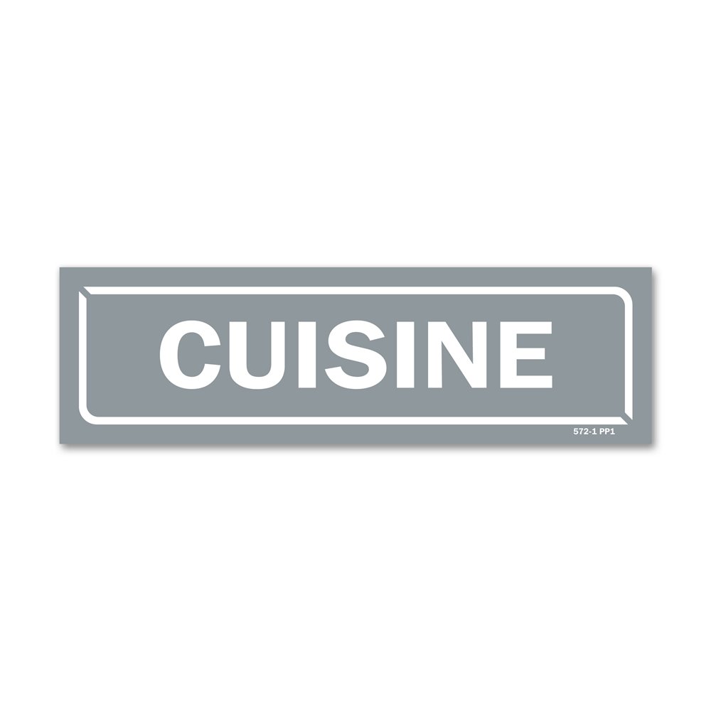 Panneau identification locaux "cuisine"