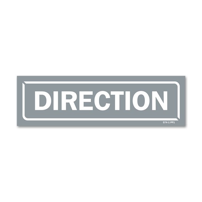 Panneau identification locaux "direction"