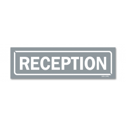 Panneau identification locaux "reception"