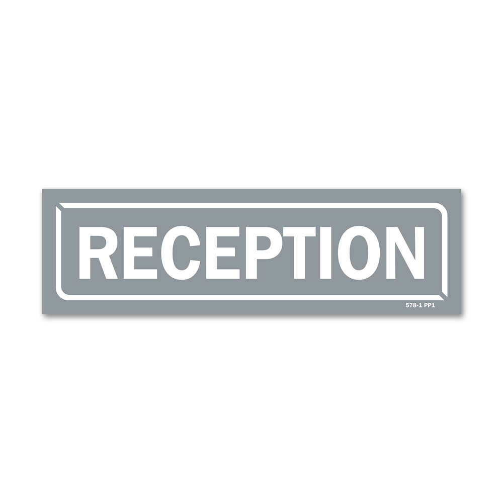 Panneau identification locaux "reception"