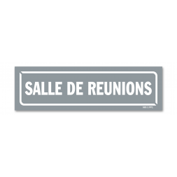 Panneau identification locaux "salle de reunion"