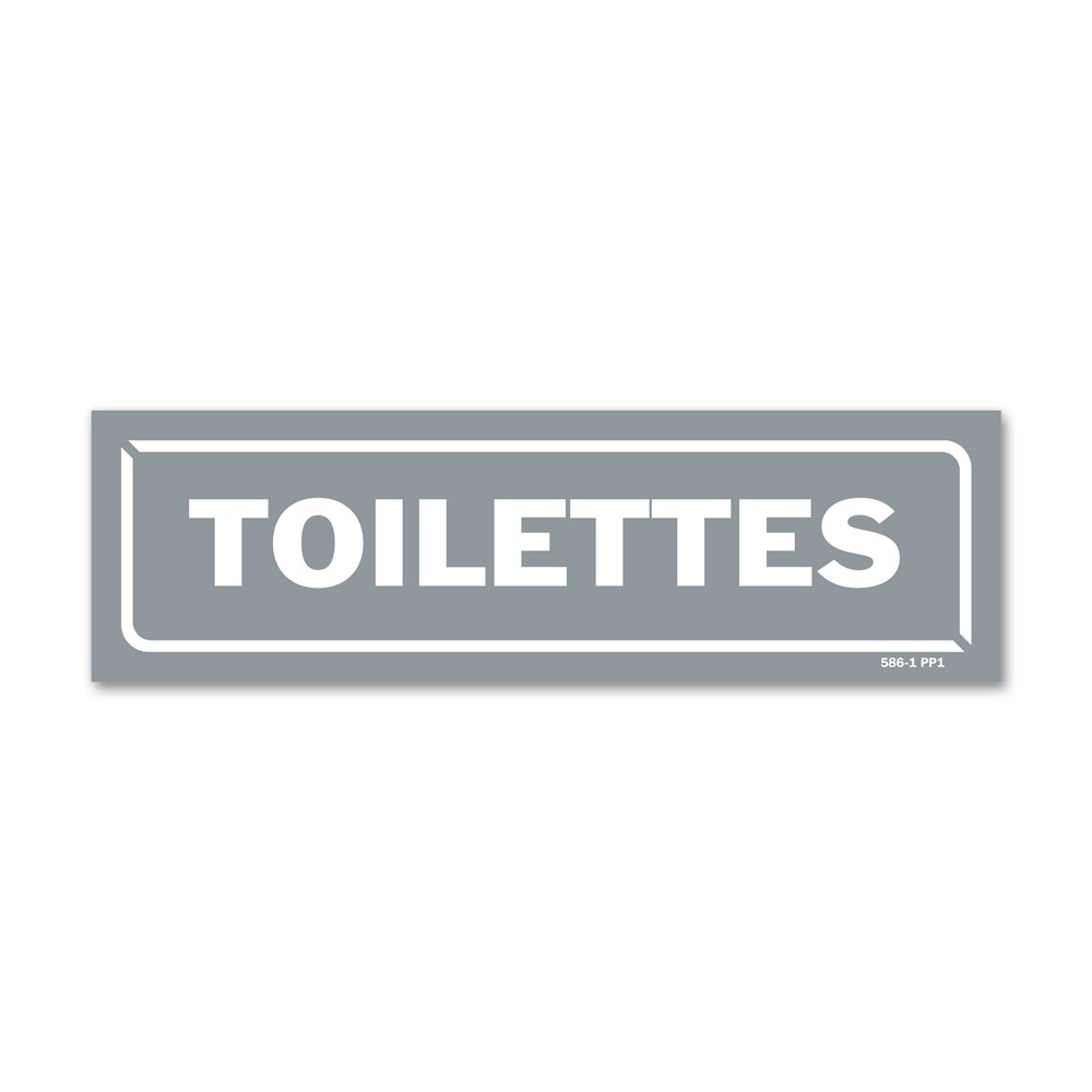 Panneau identification locaux "toilettes" Panneau identification locaux "toilettes"