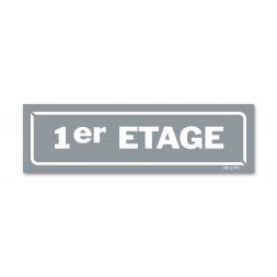 Panneau identification locaux "1er etage"