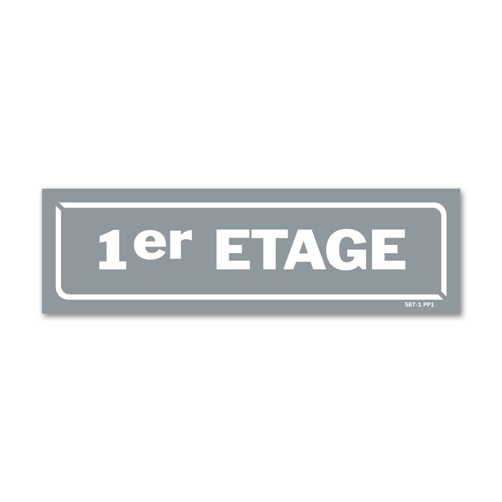 Panneau identification locaux "1er etage"