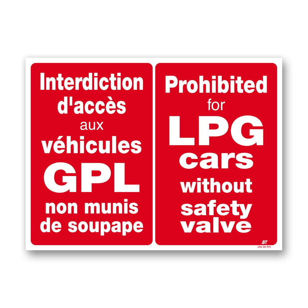 Panneau signalisation "véhicules gpl interdiction" Panneau signalisation "véhicules gpl interdiction"