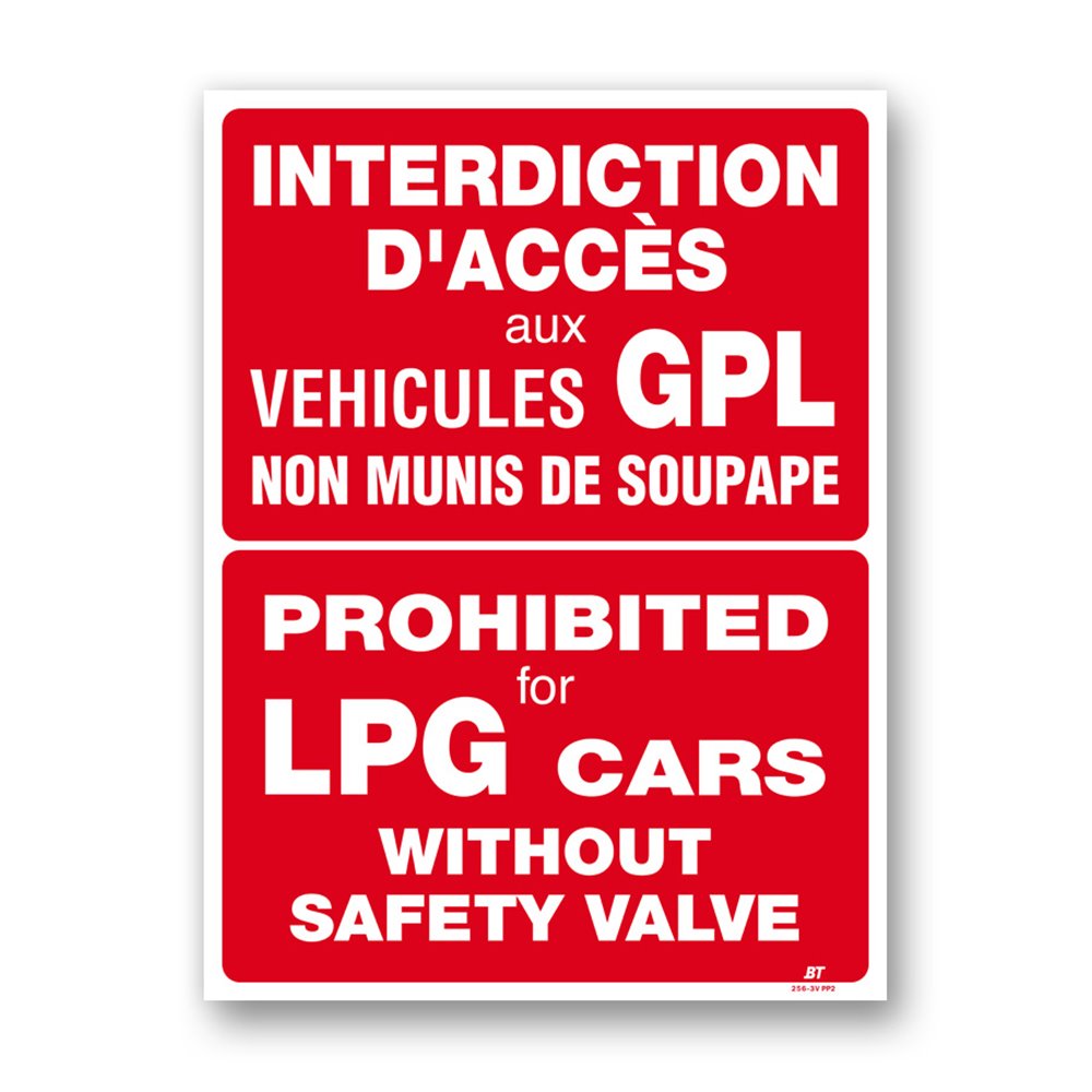 Panneau Signalisation V Hicules Gpl Interdiction Sur Sbe Direct