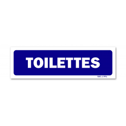 Panneau signalisation "toilettes"