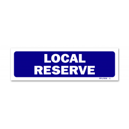 Panneau signalisation "local réservé"