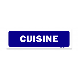 Panneau signalisation "cuisine"
